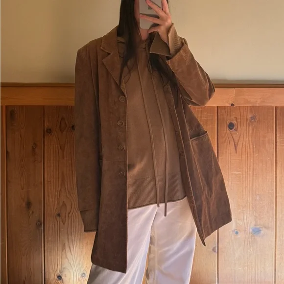 VINTAGE Suede Jacket - Picture 1 of 2